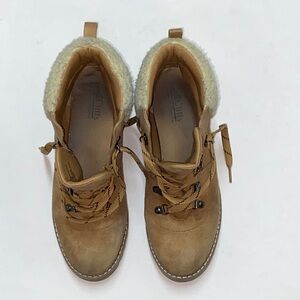 Sabine Tan Winter Boots with Shearling